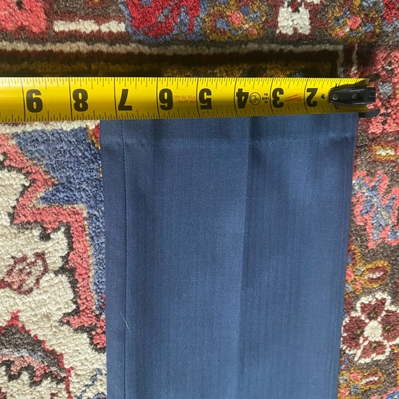 Van Heusen Slim-Fit Men’s Blue Dress Pants 32x32 - Picture 8 of 10